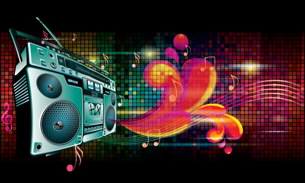 Vintage müzik setini