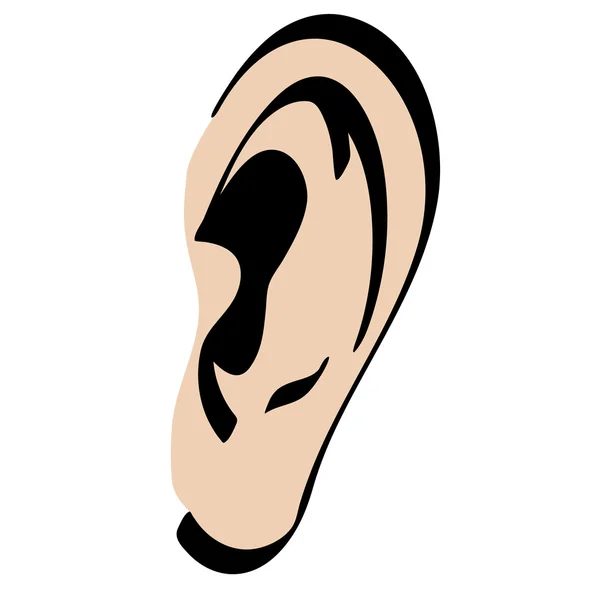 Caricature vectorielle de l'oreille Vecteur En Vente