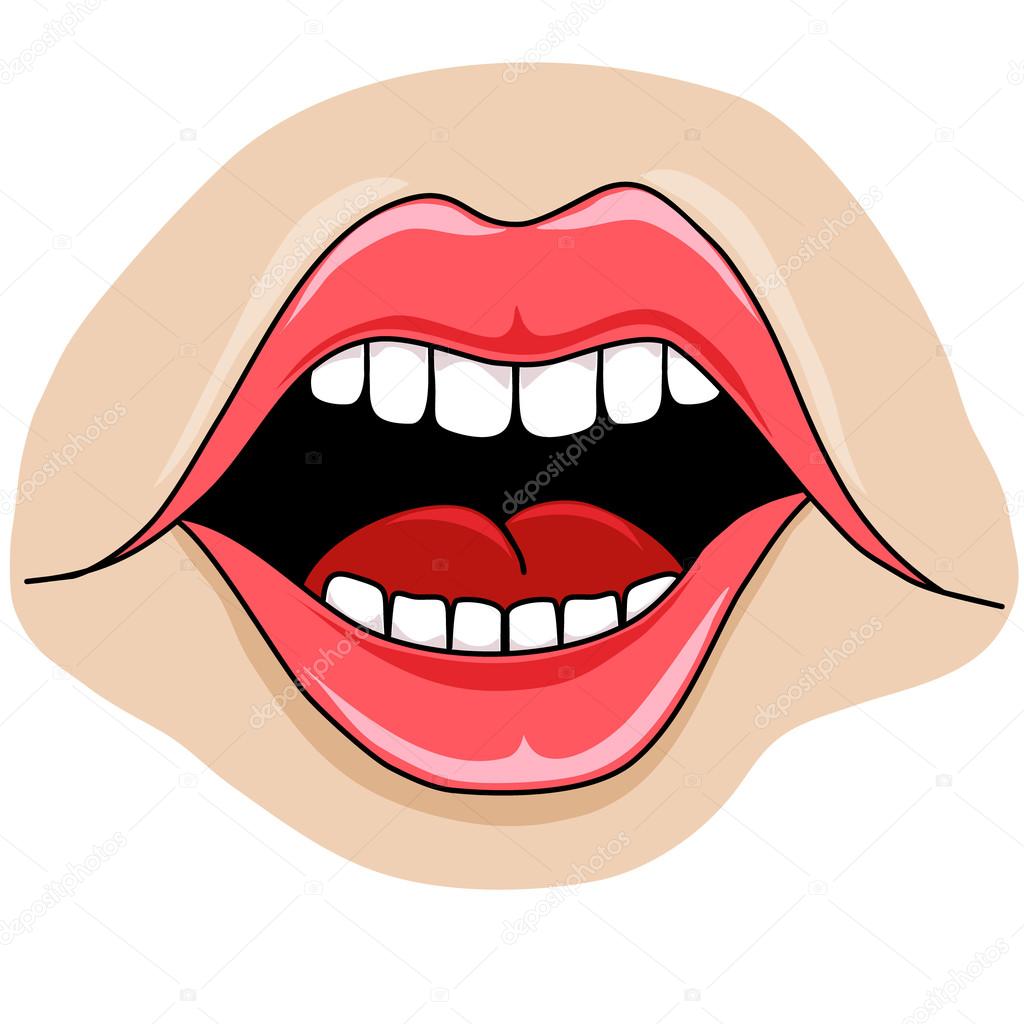 Mouth Vector Cartoon