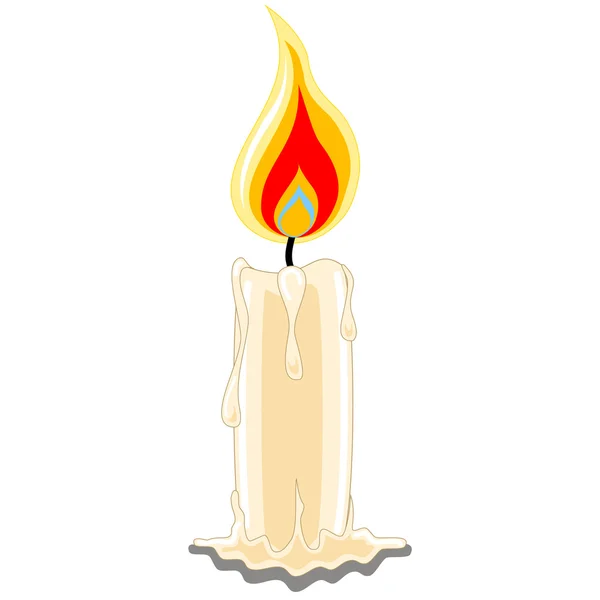 Candle Single — Stock Vector