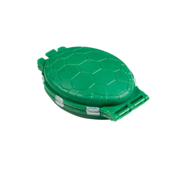 Caja de plástico verde — Foto de Stock