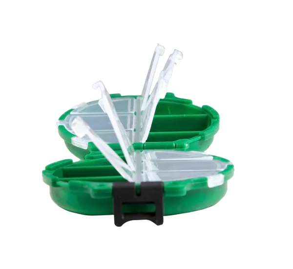 Açık yeşil plastik kutu — Stok fotoğraf