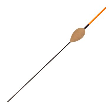 Balıkçılık izole bir beyaz zemin üzerine float