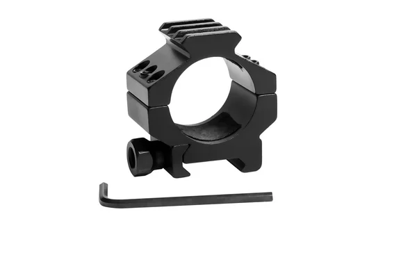 Ring for mounting a riflescope — Stock Photo, Image