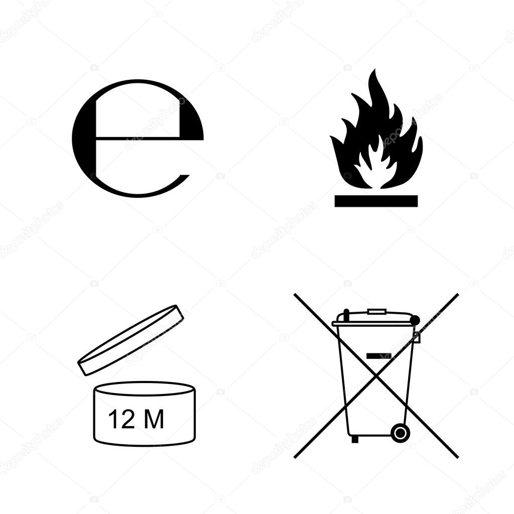 Set of Packaging Symbols.