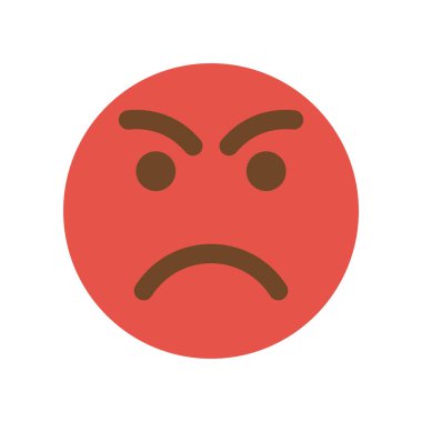 Üzgün emoji suratı. Duygu Simgeleri simgesi.