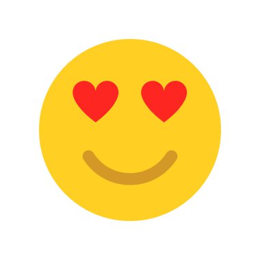 Emoji 'ye bayılırım. Sarı yüz..