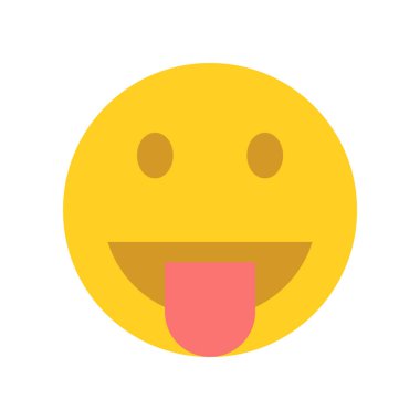 Mutlu sarı emoji suratı.