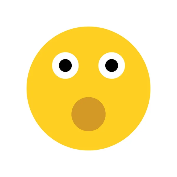 Emoji cara sorpresa. — Vector de stock