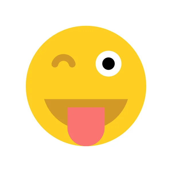 Rosto emoji amarelo feliz. —  Vetores de Stock