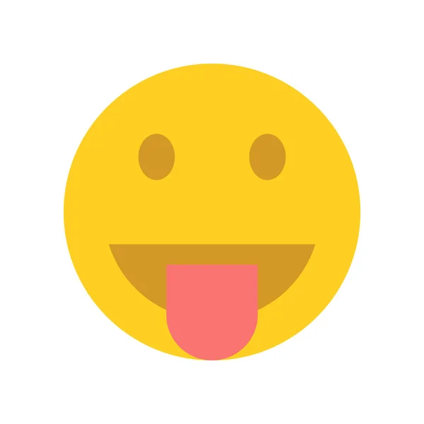 Rosto emoji amarelo feliz. —  Vetores de Stock