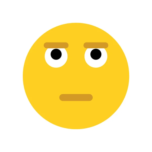 Faccia emoji sconvolta. Icona Emoticons. — Vettoriale Stock