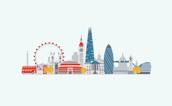 Skyline Londen — Stockvector