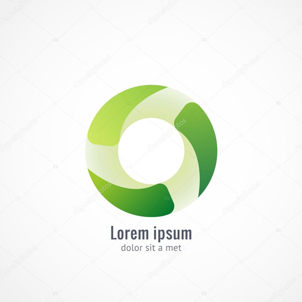 Green Eco logo icon design