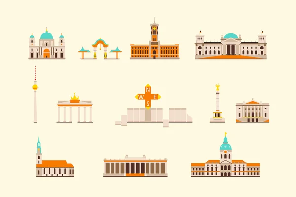Bâtiment historique de Berlin — Image vectorielle