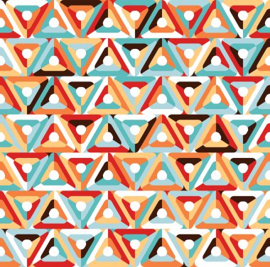 Soyut kesintisiz geometrik desen vektör çizim