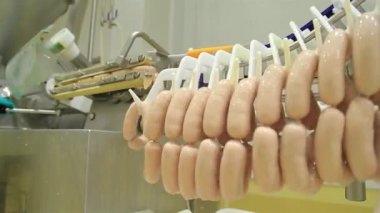 Sosis fabrikası üzerinde çalışıyor