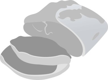 Domuz filetosu. Vektör illüstrasyonu beyaz arkaplanda izole edildi.