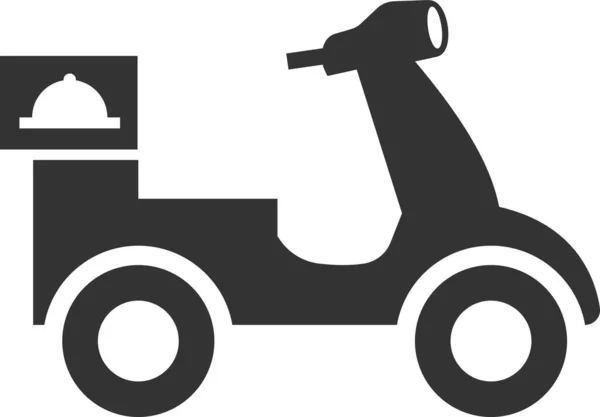 Icono para la entrega rápida de pedidos por transporte. — Archivo Imágenes Vectoriales