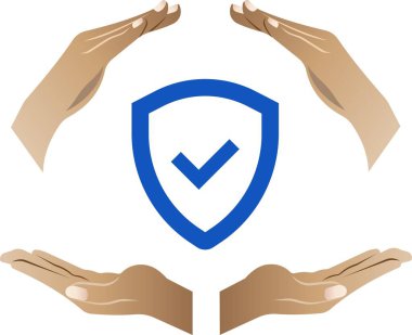 İnternet güvenliği. Beyaz arkaplanda düz vektör çizimi.