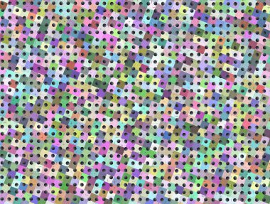 Karanlık-mavi-turuncu rasgele mozaik sorunsuz noktalı