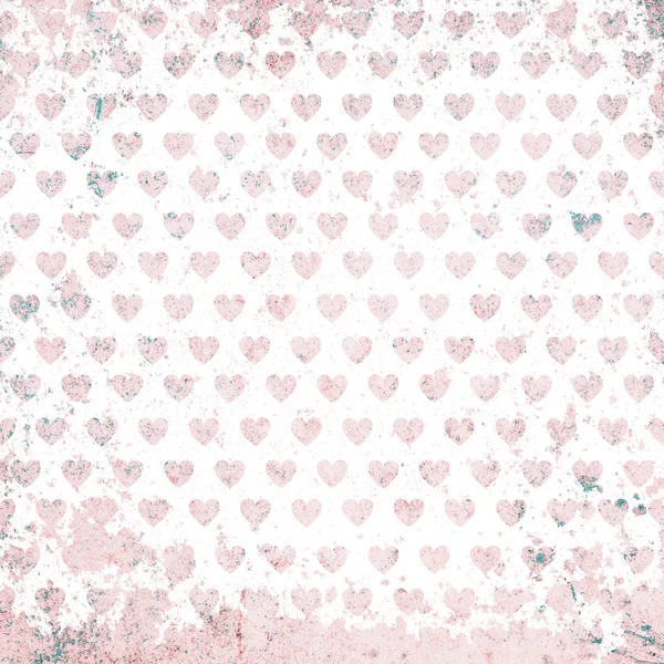 Valentines day background with hearts — Stock Photo, Image