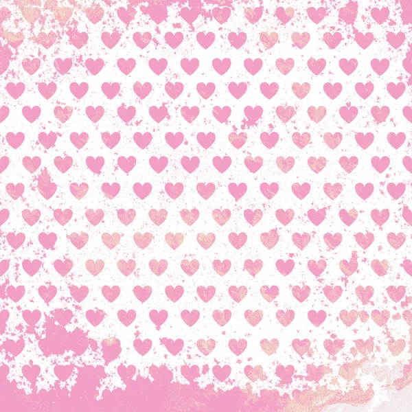 Valentines day background with hearts — Stock Photo, Image