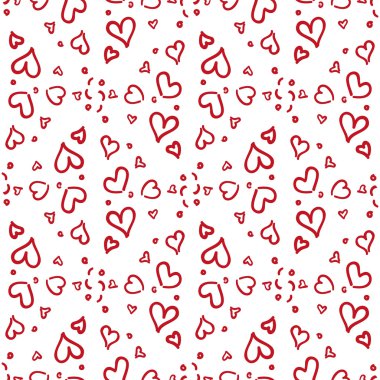 kalpleri ile sorunsuz şık Kırmızı deseni.