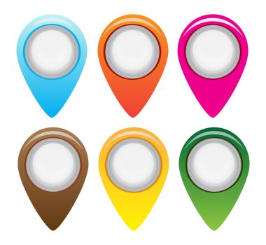 Düz simgeler gadget kümesi