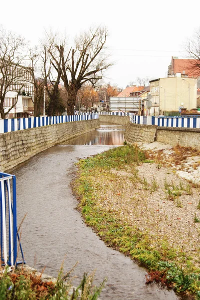 Natur in der polnischen Stadt — Stockfoto