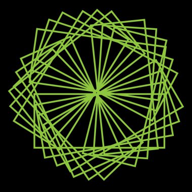 Etnik fraktal Mandala