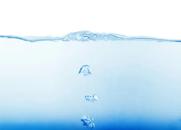 Vody a vzduchu bubliny — Stock fotografie