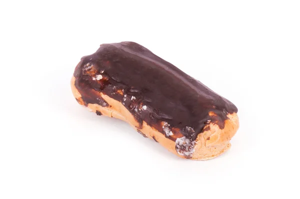 Eclairs geglazuurd. Chocolade eclairs — Stockfoto