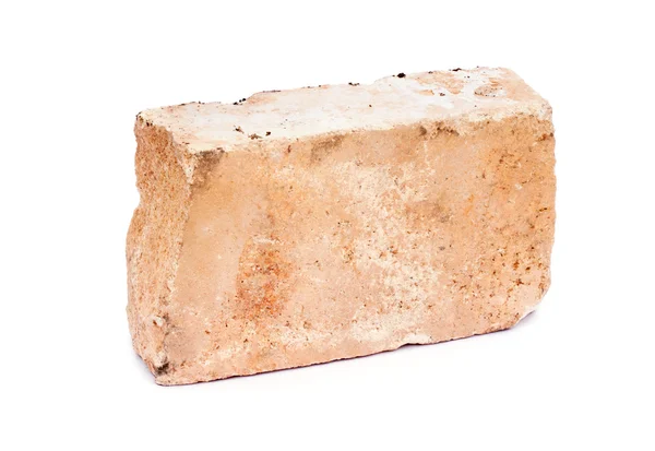 Old brick isolated — Stock Photo, Image