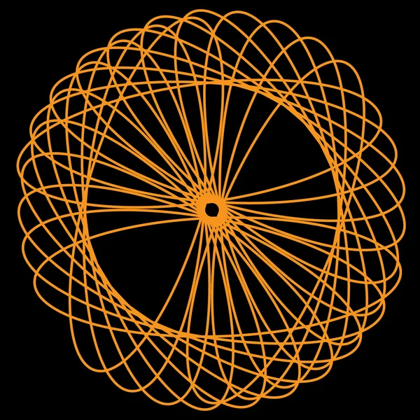 Geometrické kruhové pole — Stockový vektor
