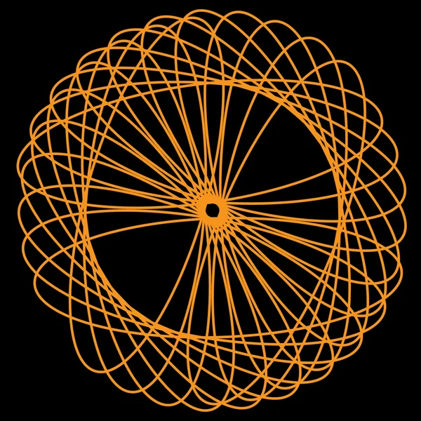 Padrão circular geométrico — Vetor de Stock