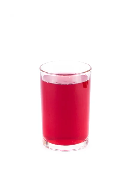 Pink juice in a glass — Stock Photo, Image