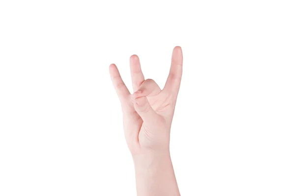 Finger Ortografia do alfabeto — Fotografia de Stock