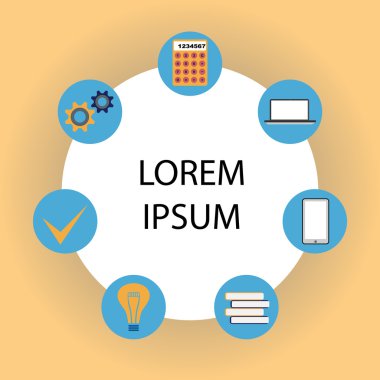 Infographic tasarım şablonu