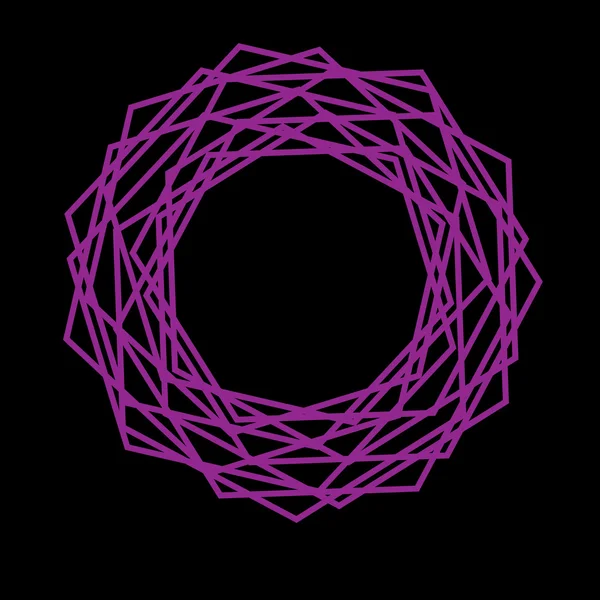 Геометричні круговому візерунку — стоковий вектор