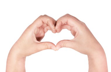 El ile yapılan kalp