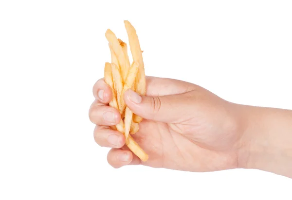 Högen av aptitretande pommes frites — Stockfoto