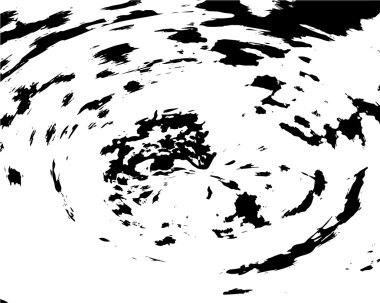 Fırça darbeleri düşündüm vektör. 