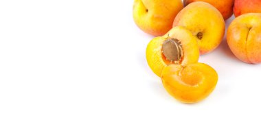 Fresh ripe apricot