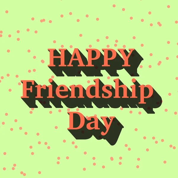 Szczęśliwego dnia przyjaźni — Wektor stockowy