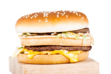 Sebzeli Burger tam yüz 