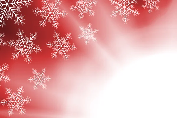 Weihnachten Hintergrund mit kleinen Schneeflocken — Stockfoto