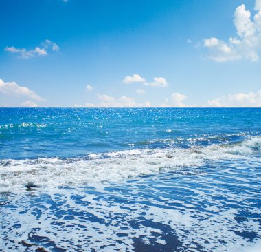 Deniz Manzaralı tropikal plaj 