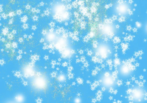 Fundo de natal com flocos de neve — Fotografia de Stock