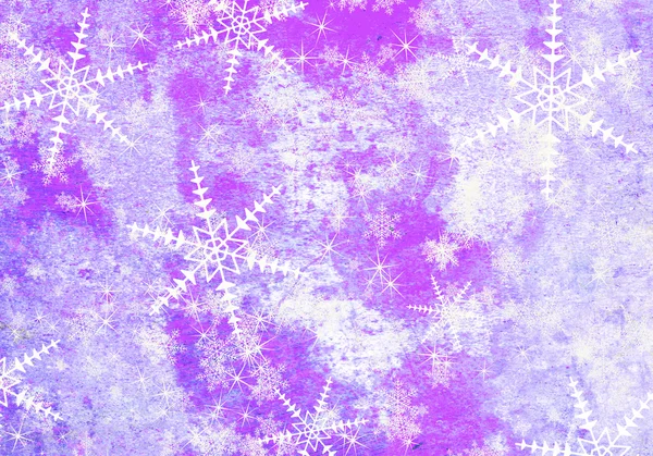 Christmas background with snowflakes — Stock Photo, Image